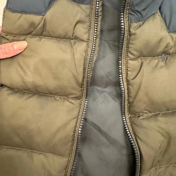 Polo Ralph Lauren Down Puffer Vest Children’s Olive Green and Black - Picture 6 of 6